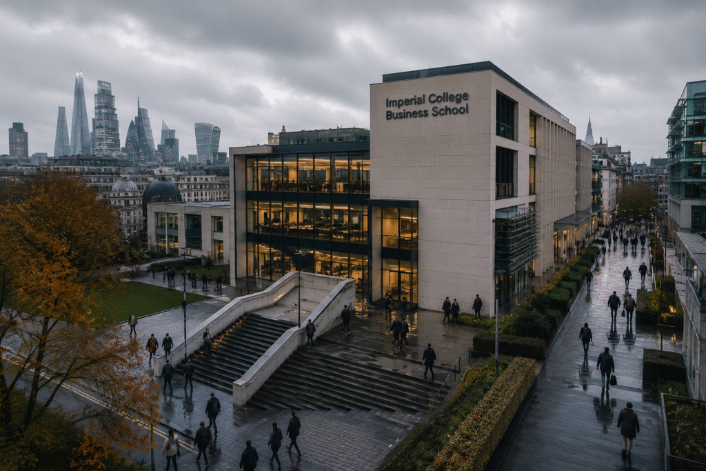UK business school campus where MBA courses in UK universities are taught.